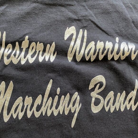 Vintage 89-90 Western Warriors Marching Band Shirt - Picture 12 of 12